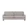 Soho Couch Flachgewebe 3-Sitzer Grau