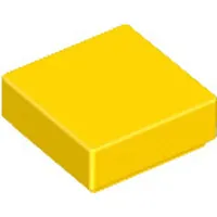250 Stück LEGO, Teil Nr. 3070, Gelb (Yellow) - Gelb