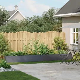 vidaXL Pflanzkübel 360 x 40 x 40 cm Anthrazit