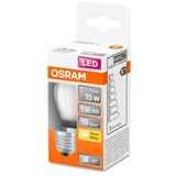 Osram LED Leuchtmittel Star Classic P 1,5W E 27, Tropfenform, warmweiß