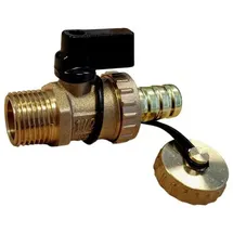 KLASEBO KFE Kugelhahn 1/2" schwarz
