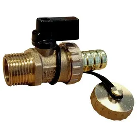 KLASEBO KFE Kugelhahn 1/2" schwarz