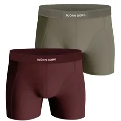 Björn Borg 2P Lyocell Boxer 2406 Rot/Grün Lyocell Medium Herren