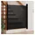vidaXL Haustier-Barriere Ausziehbar Hundegitter 102,5x125 cm Schwarz