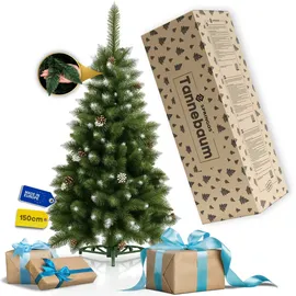 SPRINGOS Weihnachtsbaum künstlich Grün 150 cm