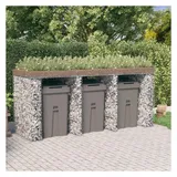 vidaXL, Gartenhaus + Gartenschrank, Fox