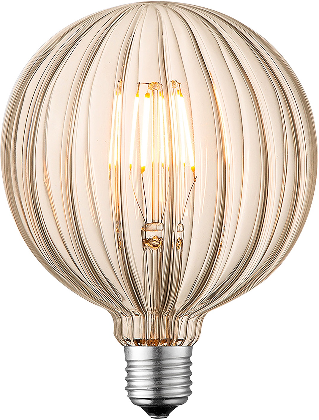JUST LIGHT. LED Globe E27/ 4 Watt / Energie F Glas Orange Amber