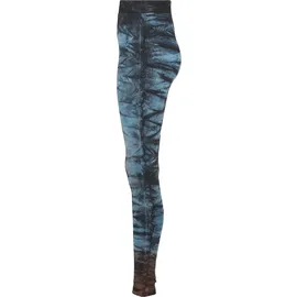 URBAN CLASSICS Cotton Tie Dye High Waist Leggings Black S