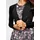Aniston SELECTED Bolero mit leicht transparentem Vorderteil schwarz 34 EU