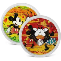 Egan Pizzateller Mickey Love Sweet Love D.30 grün/rot 2er Set