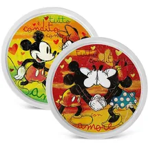 Egan Pizzateller Mickey Love Sweet Love D.30 grün/rot 2er Set