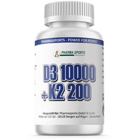 Vitamin D3 + K2 Depot - 240 Tabletten mit 10000 I.E + Vitamin K2 200 mcg pro EINER Tablette - 99,5+% All-Trans