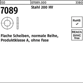 Bufab ISO 7089 Flache Scheibe Stahl 2,5 mm 5000 Stück