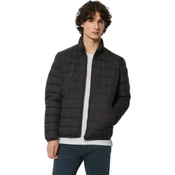 Outdoorjacke MARC O'POLO "aus recycelter Qualität", Herren, Gr. 3XL, schwarz, Obermaterial: 100% Polyester; Füllung: 100% Polyester; Futter: 100% Polyamid, unifarben, casual, regular fit, Langarm, Jacken
