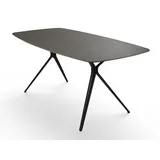 Outdoor Edge BARI Gartentisch 180 x 90 x 75 cm Grau/Anthrazit