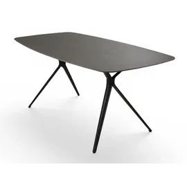 Outdoor Edge BARI Gartentisch 180 x 90 x 75 cm Grau/Anthrazit