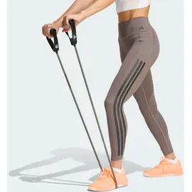 adidas Optime Workout 3-Streifen 7/8 Leggings Charcoal S