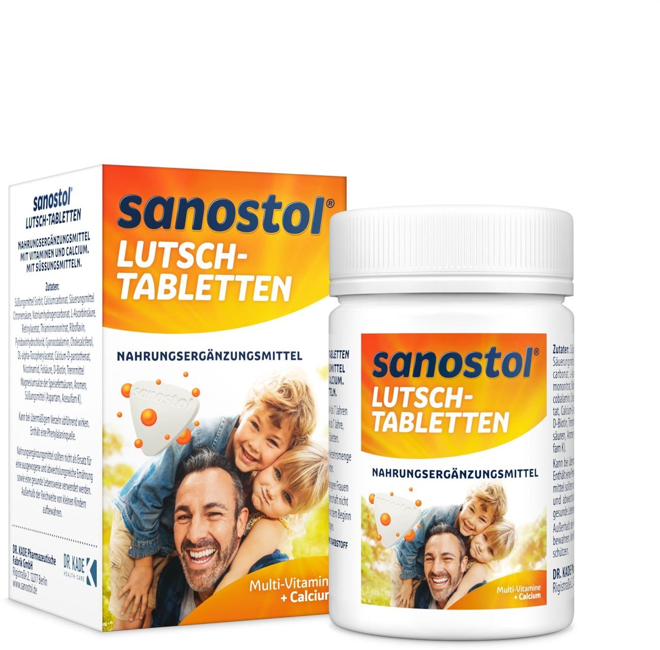 Sanostol Lutschtabletten mit 12 wichtigen Vitamine und der Extraportion Calcium