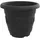 vidaXL Blumentopf 6 pcs Schwarz Ø 39 x 32 cm