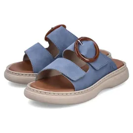 Rieker Bequeme Pantoletten für Damen, blau, 40 EU