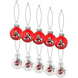 1. FC Köln Weihnachtsbaumkugeln „Rut un wieß“ 10-er Set