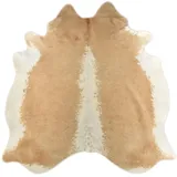 Kuhfelle Online & Nomad KUHFELL STIERFELL Hellbraun BEIGE Natur 230 x 200 cm Rinder Fell Teppich