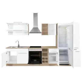 kochstation Küchenzeile KS-Eton 330 cm weiß