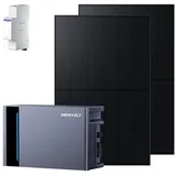 Indevolt SolidFlex 2000 Balkonkraftwerk mit Speicher 1,8 kWh und 890W Solarpanels, Smart Meter, 8000 Lebenszyklen, 4 MPPT 2400W, Erweiterbare Kapazität bis zu 10,8 kWh, Bifaziale Solarmodule