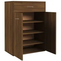 VidaXL Schuhschrank Braun Eichen-Optik 60x35x84 cm Holzwerkstoff