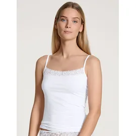 CALIDA Spaghettitop Natural Comfort Lace Weiß L