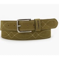 Levi's Herren Stitched Gesteppte Belt, Oliv, 110 cm