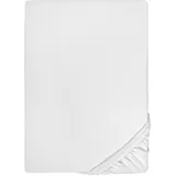 biberna 0077866 Jersey-Elastic 180 x 200 - 200 x 220 x 25 cm weiß