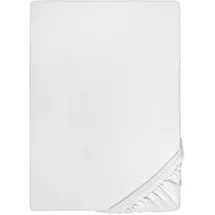 biberna 0077866 Jersey-Elastic 180 x 200 - 200 x 220 x 25 cm weiß