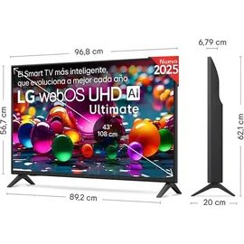 LG 43UA75006LA 43" LED 4K UHD AI Smart TV UA75