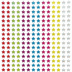 3D-Glitzer-Aufkleber Sterne (pro Set 280) Bastelbedarf Verzierung & Dekorationen
