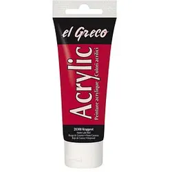 KREUL el Greco Acrylfarbe krapprot 75,0 ml