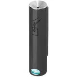 Proregal Robuster Sicherheitsascher Verschließbar Keine lange Rauchbelästigung 0,6 Liter, HxBxT 30x10x10cm | Stahl Anthrazit | Ascher Aschenbecher