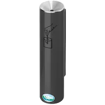 Proregal Robuster Sicherheitsascher Verschließbar Keine lange Rauchbelästigung 0,6 Liter, HxBxT 30x10x10cm | Stahl Anthrazit | Ascher Aschenbecher