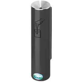 Proregal Robuster Sicherheitsascher Verschließbar Keine lange Rauchbelästigung 0,6 Liter, HxBxT 30x10x10cm | Stahl Anthrazit | Ascher Aschenbecher