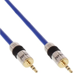 InLine Klinken-Kabel PREMIUM, 3,5mm Stecker / Stecker, 3m