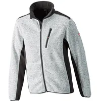 Fortis Strickjacke Herren 24 Gr. S hellgrau/schwarz