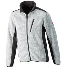 Fortis Strickjacke Herren 24 Gr. S hellgrau/schwarz