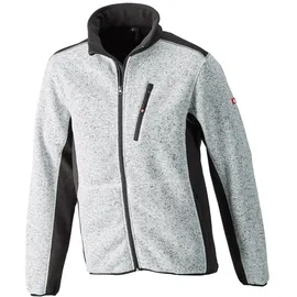 Fortis Strickjacke Herren 24 Gr. S hellgrau/schwarz