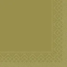 sovie HOME Serviette in Gold aus Tissue 40 x 40 cm, 20 Stück - Unifarben Basic Neutral