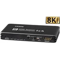 My Wall 8K HDMI Splitter 1 in 4 out