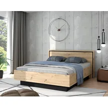 Forte "Trondheim, Belastbarkeit 250KG, Loft-Stil", schwarz