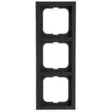 Busch-Jaeger Rahmen 3-fach schwarz matt,
