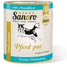 Sanoro Pures Muskelfleisch vom Pferd 6 x 800 g
