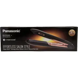 Panasonic Glätteisen EH -PHS9 5 Temperaturen ,in 30sec einsatzbereit, 2,7 m Drehkabel, Keramikplatten, Temperatur bis 230 Grad digital