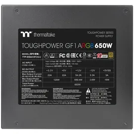 Thermaltake Toughpower GF1 ARGB 650W | PC-Netzteil